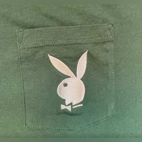 Playboy By Pacsun Logo Pocket T-shirt Men Small
Green Short Sleeve - Picture 4 of 5